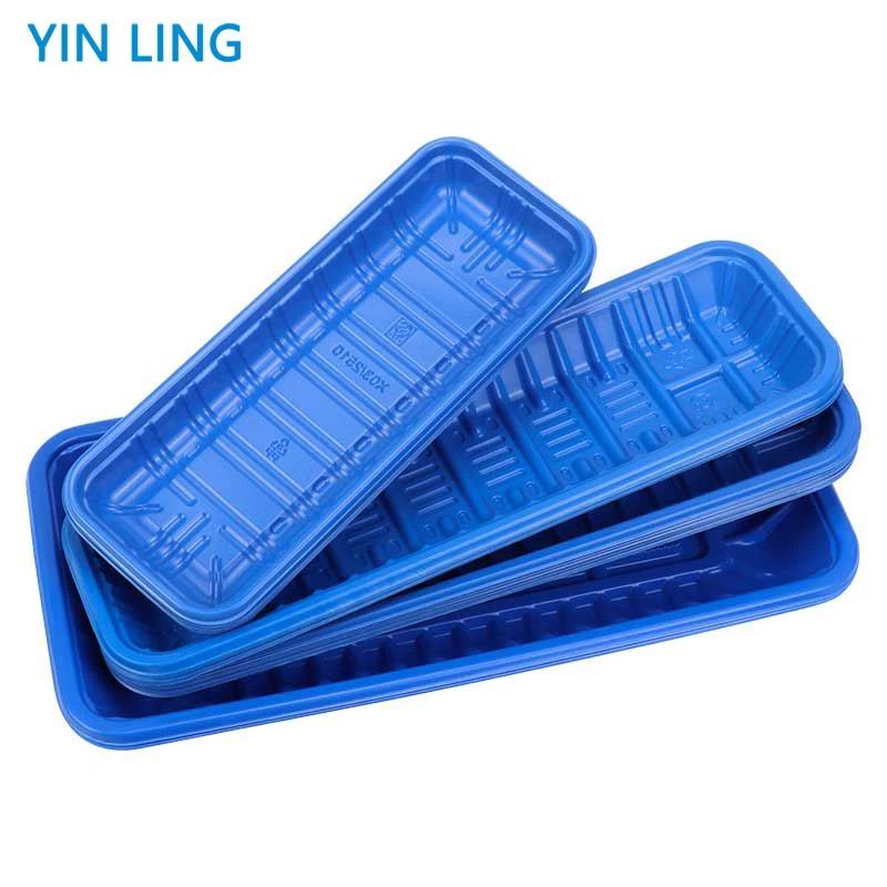 Isọnu Seafood Plastic Atẹ